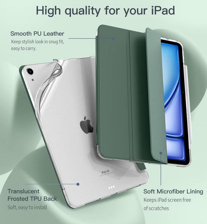 Schlanke iPad Air 11 Hülle Transluzente Matt Rückseite