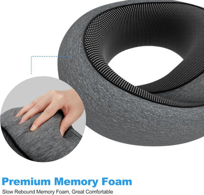 Nackenkissen Reise Memory Foam Verstellbar Tragbar Abnehmbar