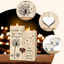 Trauergeschenk Kerzenständer Trauerkerze Grabkerzen