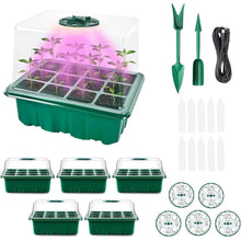 Growbox Komplettset mit Pflanzenlampe 5x Zimmergewächshaus