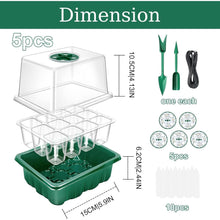 Growbox Komplettset mit Pflanzenlampe 5x Zimmergewächshaus