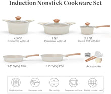 Induktions Kochgeschirr Set Granit Antihaftbeschichtung mit