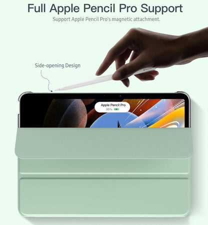TiMOVO iPad Air 11 Zoll M2 2024/6/5/4 Hülle, Grün, Schlankes TPU Schutzhülle