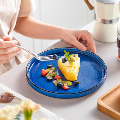 vancasso BONITA Steingut Speiseteller Set 6 Personen