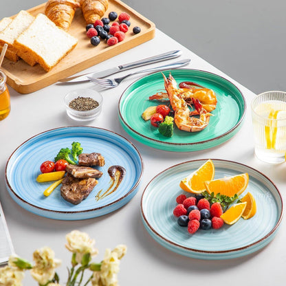 vancasso BONITA Steingut Speiseteller Set 6 Personen