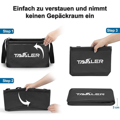 Faltbare Camping Faltschüssel 20L Schwarz Outdoor Spülbecken