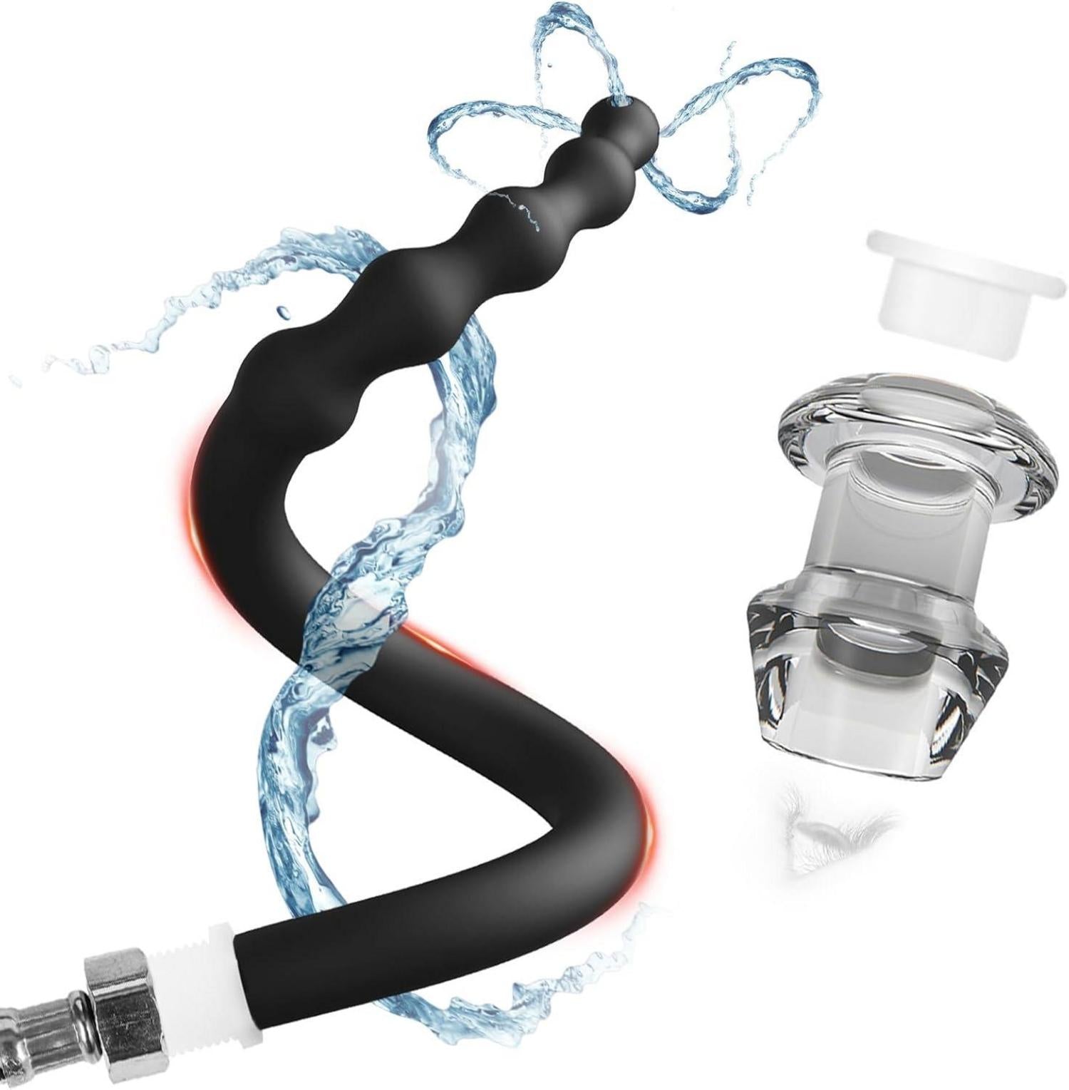 Analdusche mit 5 Analkugeln und Anal Tunnel Plug