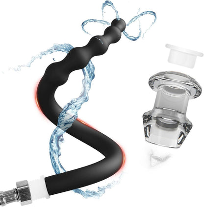 Analdusche mit 5 Analkugeln und Anal Tunnel Plug