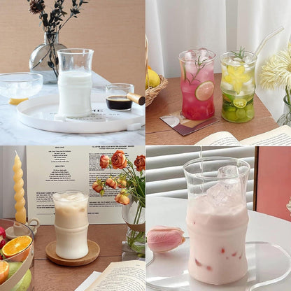 Latte Macchiato Gläser 400ml 2er Set Kristall Kaffeegläser