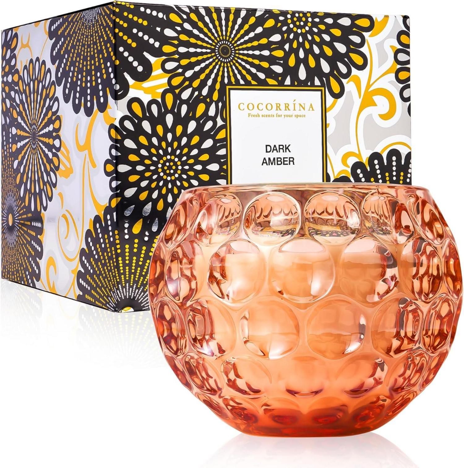 Cocorrína Duftkerze Dark Amber 300g Kokoswachs 2 Dochte 40h