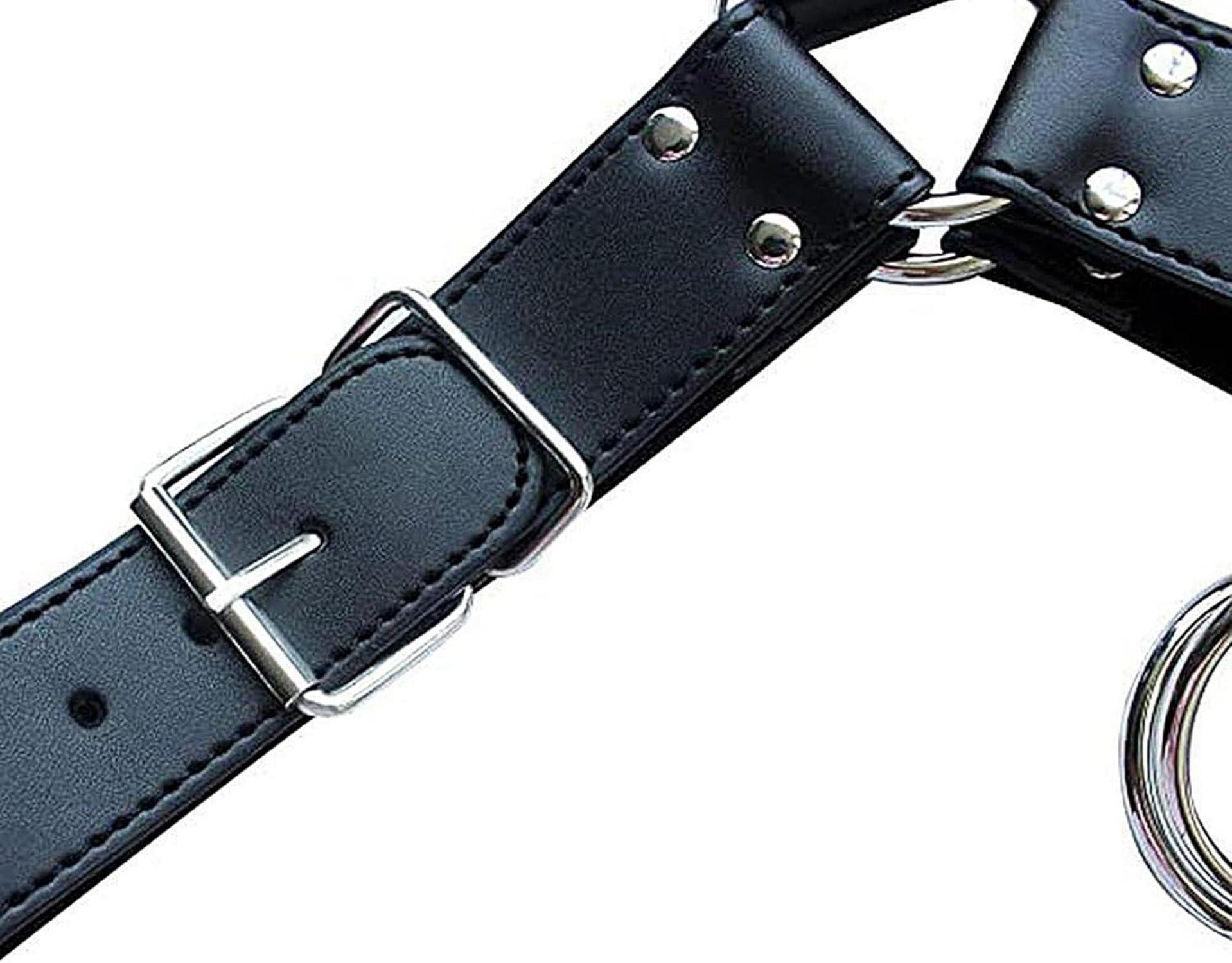 Herren Gay Harness Brust PU Leder Bondage Gothic Fetish Cosplay Party