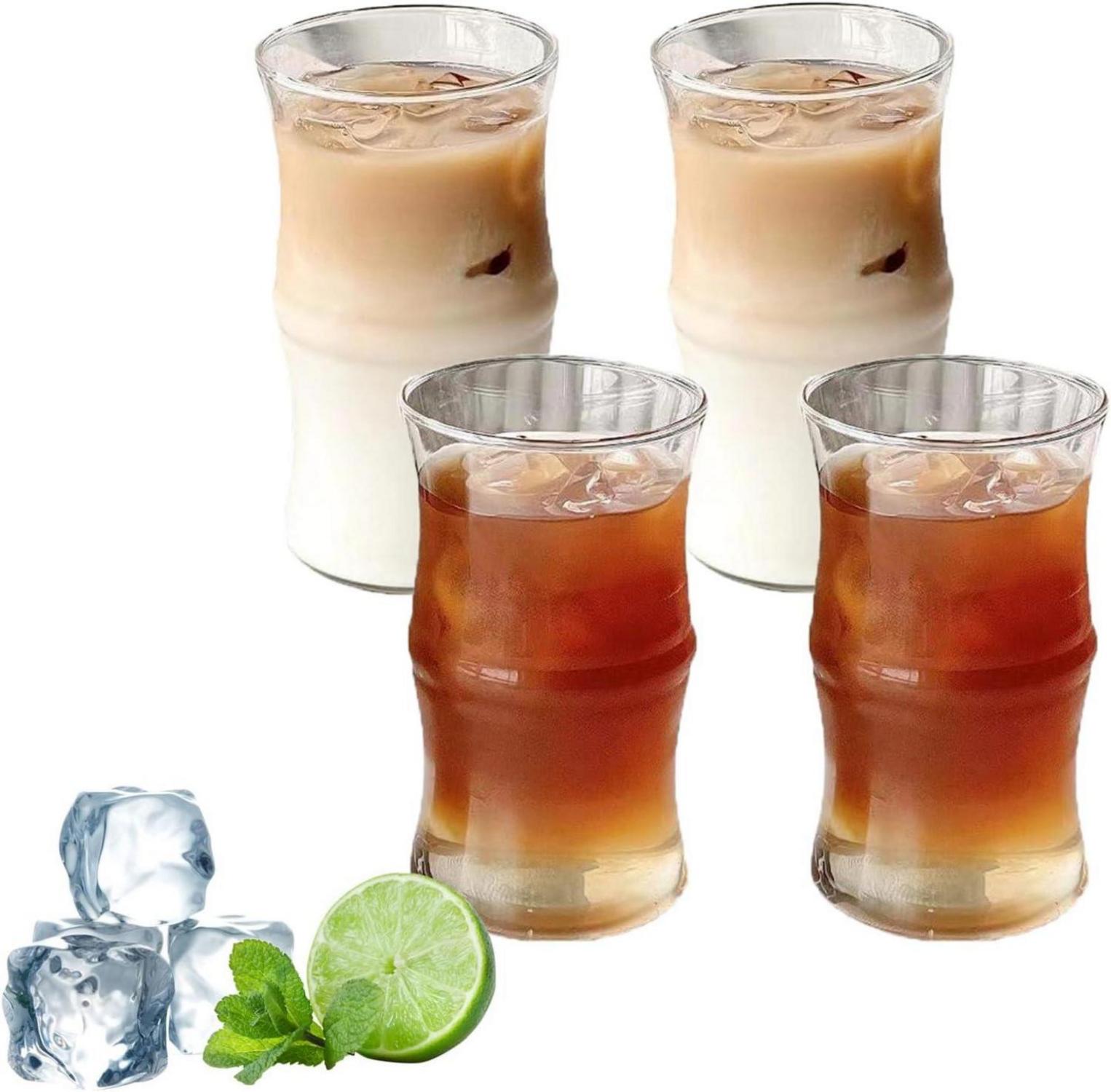 Latte Macchiato Gläser 400ml - Kaffeegläser Teegläser Kristall