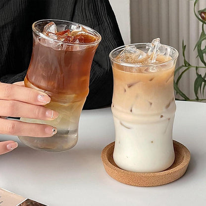Latte Macchiato Gläser 400ml - Kristall Trinkgläser (2er