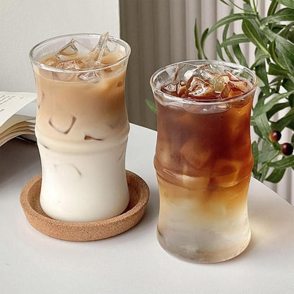 Latte Macchiato Gläser 2er Set 400ml Cappuccino Teegläser Kristall Cocktail