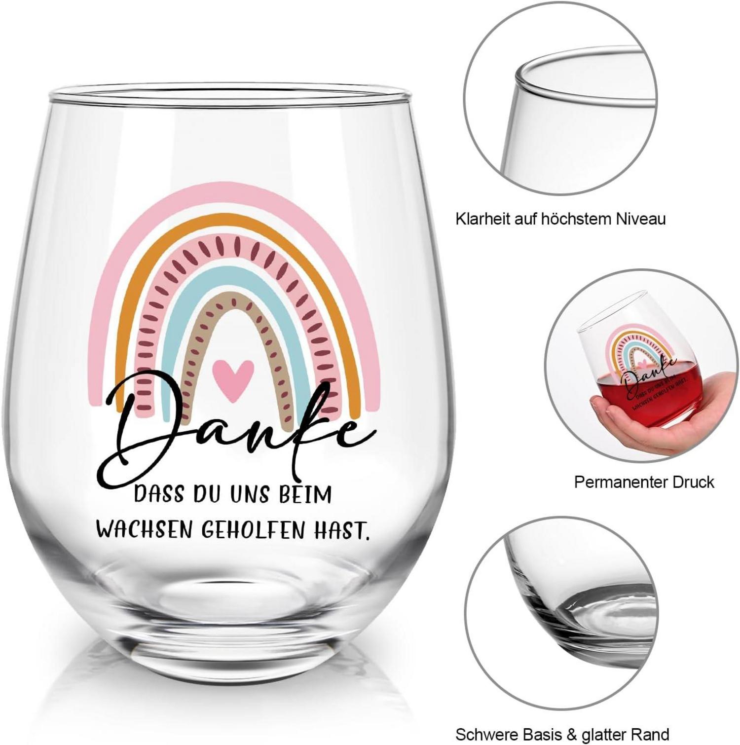 Weinglas Spruch Abschiedsgeschenk Erzieherin 17oz