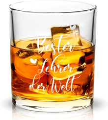 Personalisiertes Whiskyglas mit Gravur für Lehrer