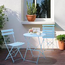 Klappbares Bistro-Set 3-teilig, Balkonmöbel, Gartenstuhl