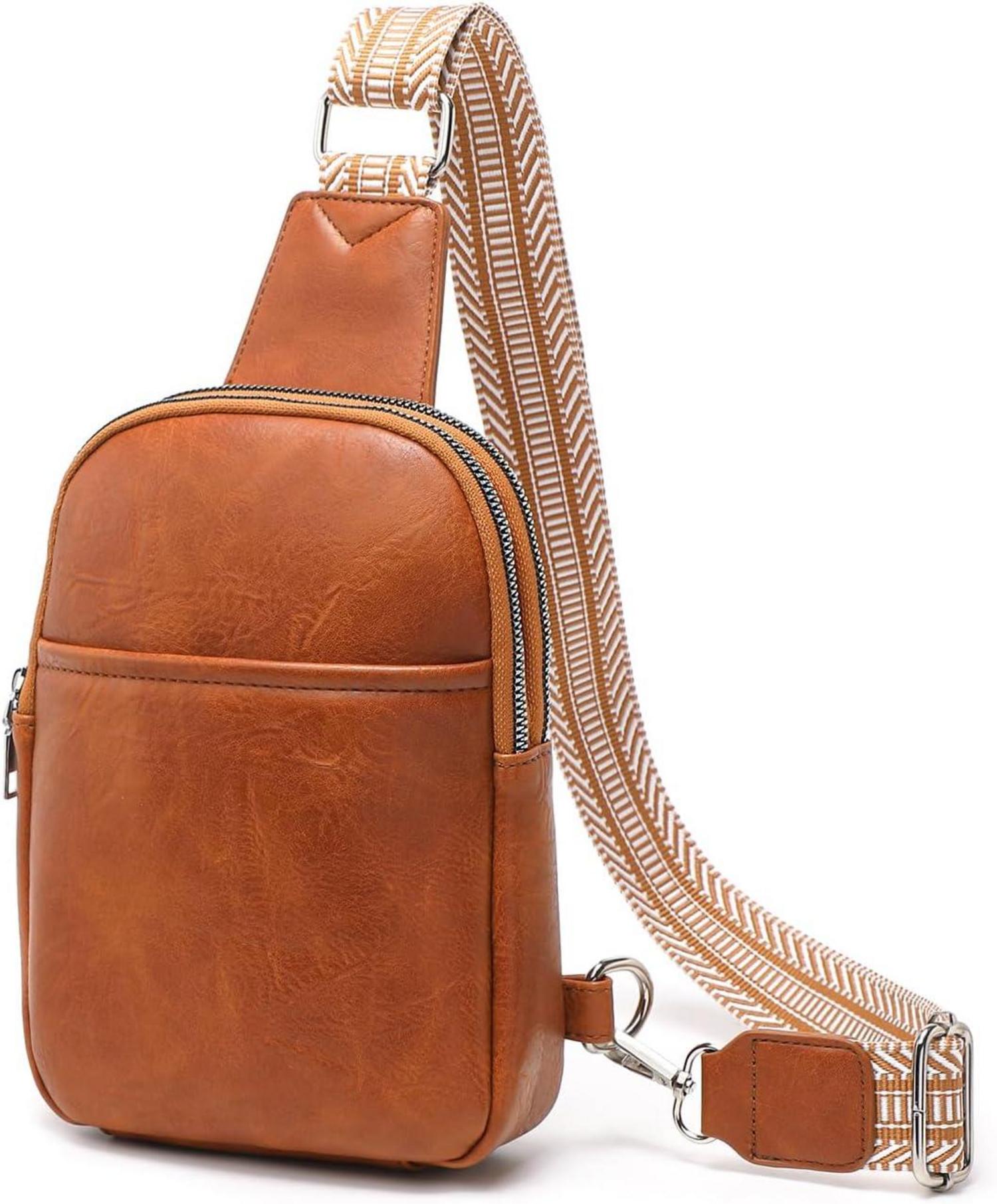 Damen Crossbody Bag Klein PU-Leder Umhängetasche - Blau