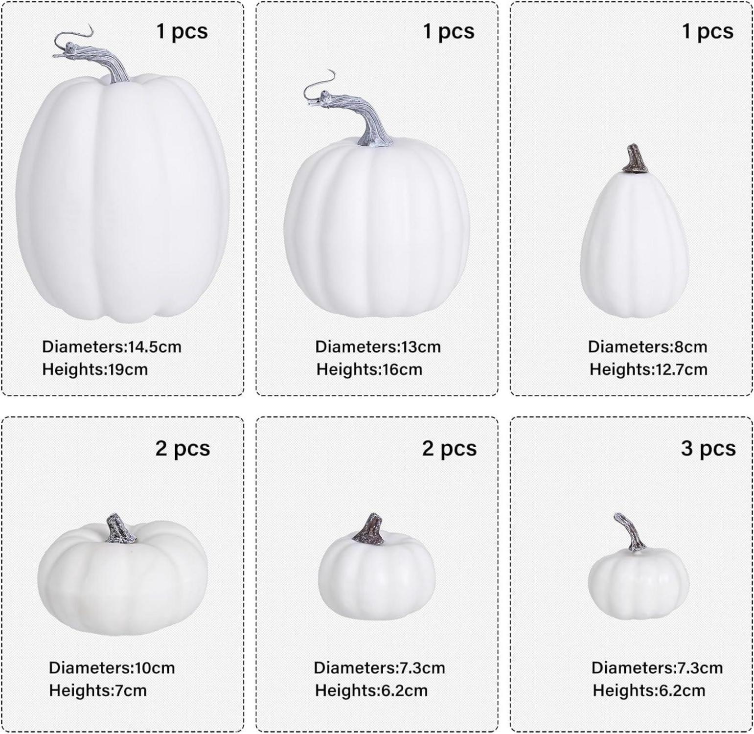 Künstliche Kürbisdekoration für Halloween und