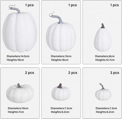 Künstliche Kürbisdekoration für Halloween und