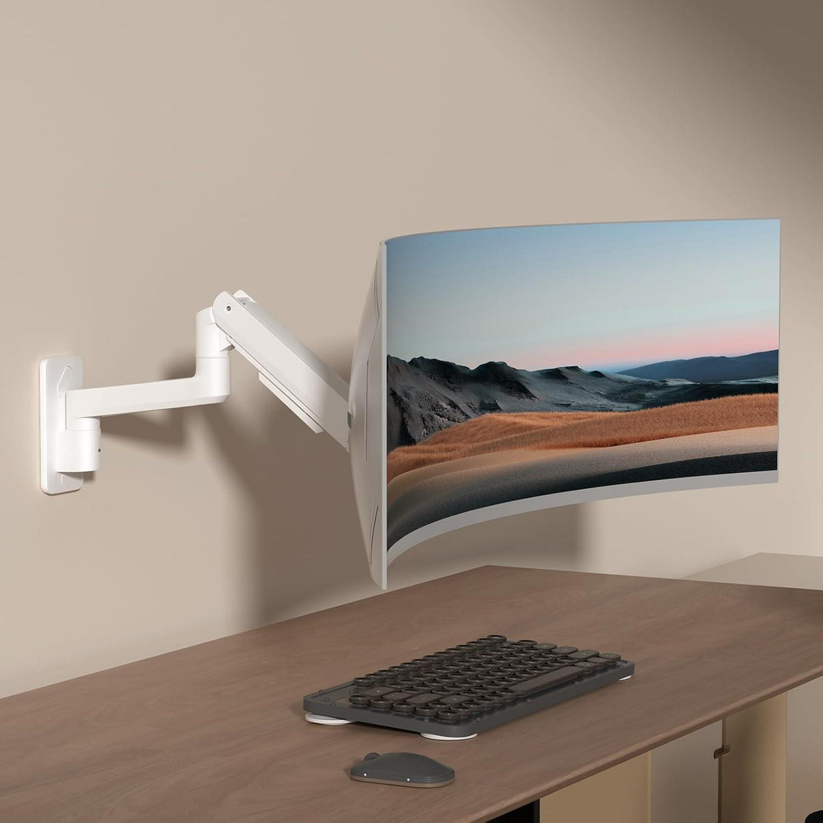 Wandhalterung Monitor Ultrawide 17-49 Zoll, Höhenverstellbar