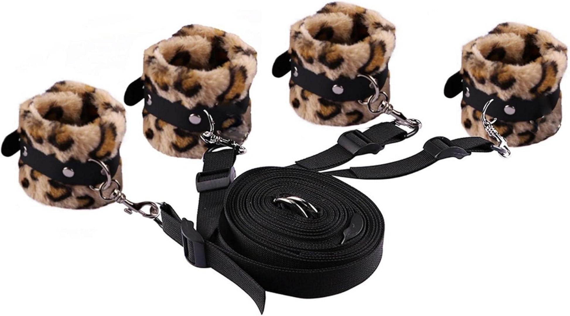 TUYMNI Bettfesseln Sex Bondageset BDSM Erotik Spielzeug Handschellen Augenmaske Set