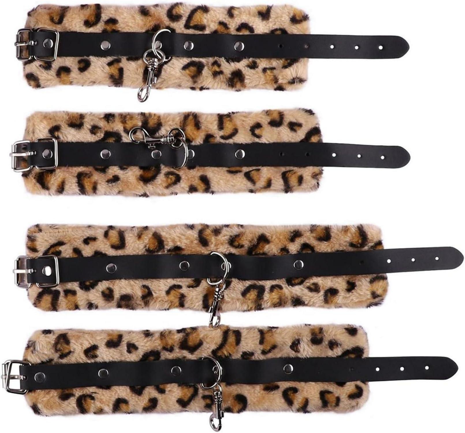 Bettfesseln Bondageset BDSM Sex Spielzeug Augenmaske Handschellen