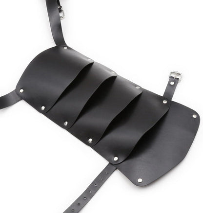 Herren Verstellbares Brust Harness Leder Schulter Gürtel Erotik Wäsche