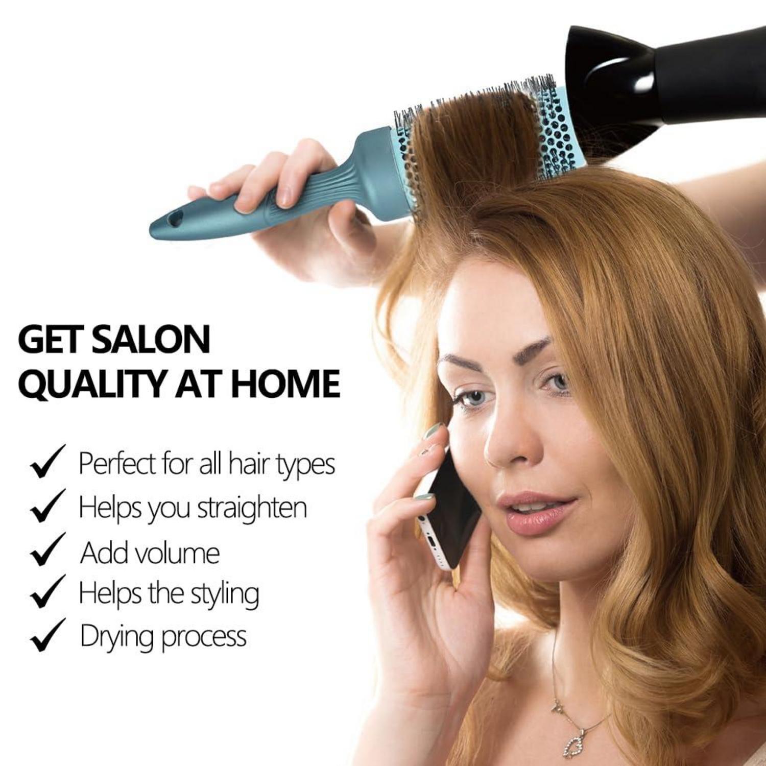 Professional Runde Haarbürste Set für Föhnen und Styling