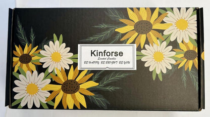 Kinforse Panda-Kerzen Set für Frauen, Geburtstagsgeschenke, 2 Stück