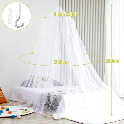 Moskitonetz Bett Doppelbett 250x1100x60cm für Reisen und Camping