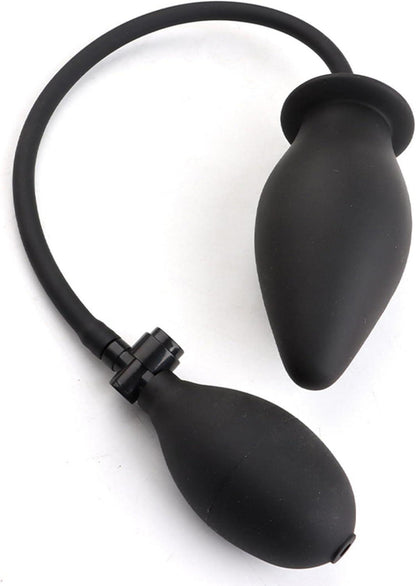 Aufblasbarer Analplug mit Pumpe Silikon Sexspielzeug für