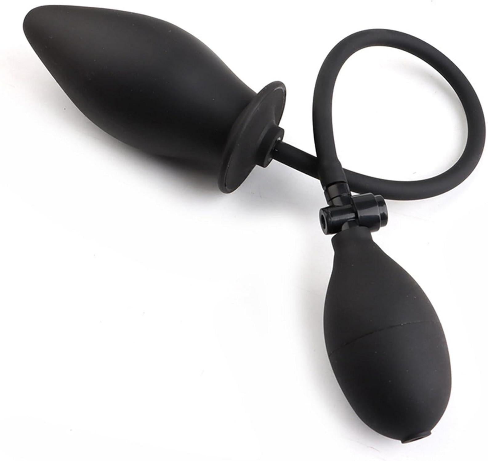 Aufblasbarer Analplug Silikon Pumpe Sexspielzeug Paare BDSM