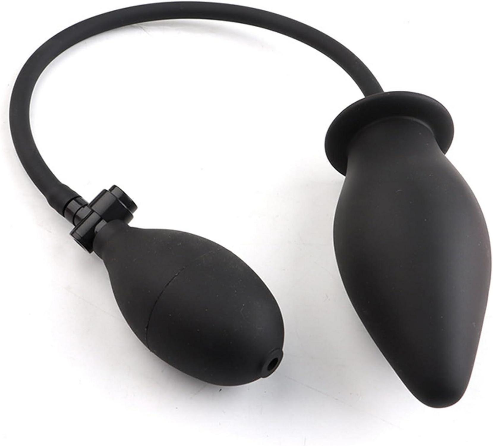 Analplug mit Pumpe Silikon Aufblasbar Sexspielzeug BDSM