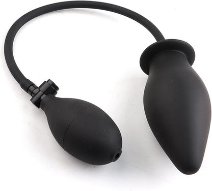 Analplug mit Pumpe Silikon Aufblasbar Sexspielzeug BDSM