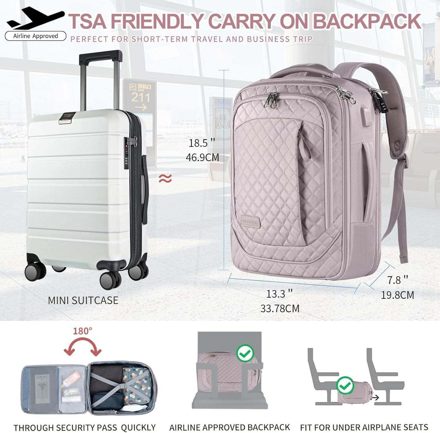 Laptop-Rucksack 17,3 Zoll Business Handgepäck Wasserdicht