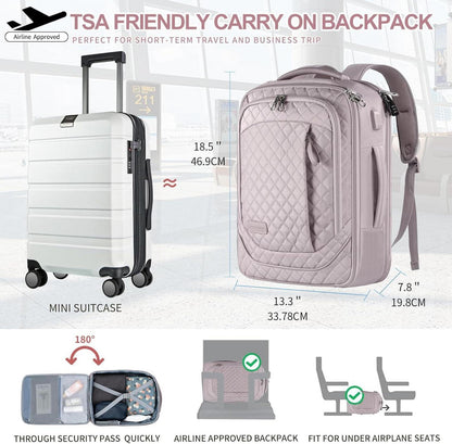 Laptop-Rucksack 17,3 Zoll Business Handgepäck Wasserdicht