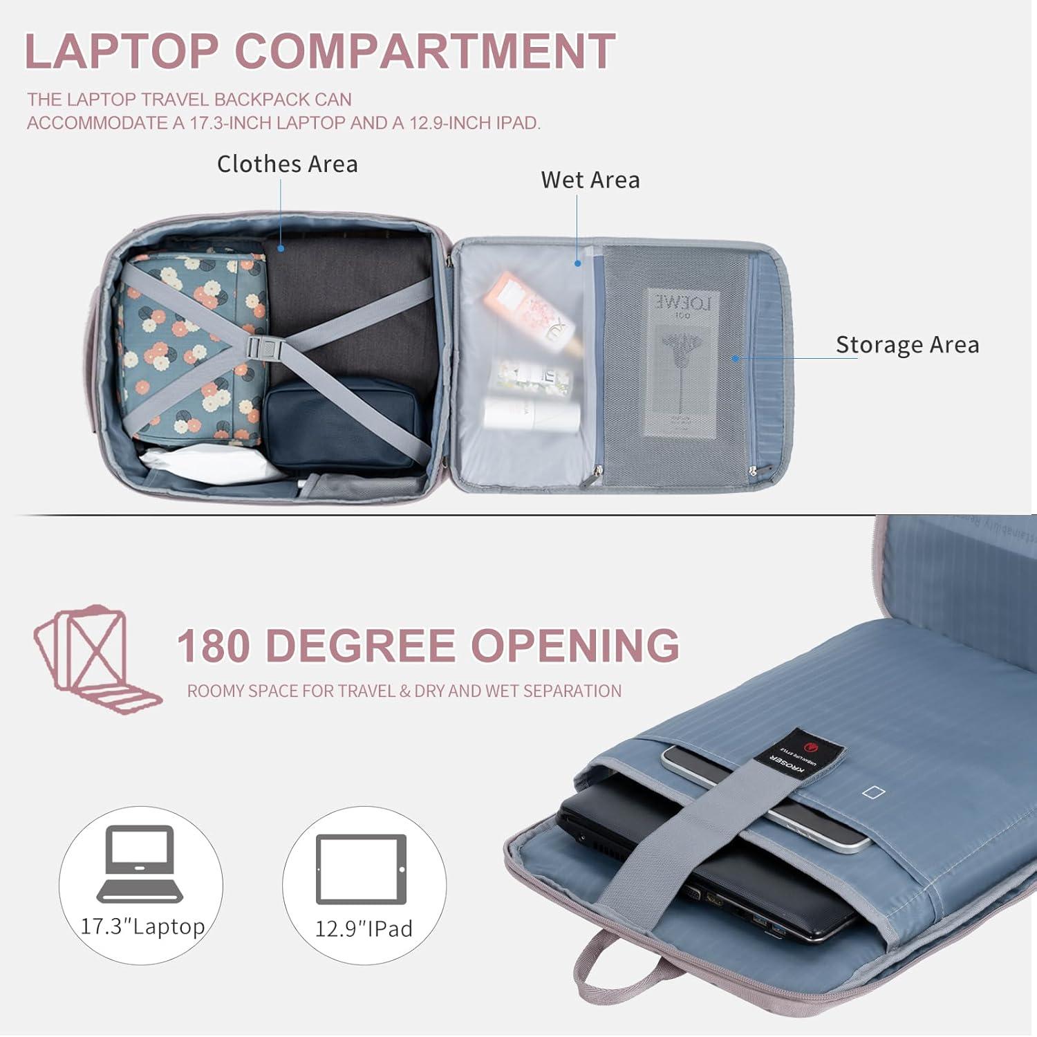 Laptop-Rucksack 17,3 Zoll Business Reiserucksack Wasserdicht RFID