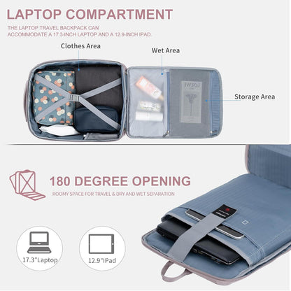 Laptop-Rucksack 17,3 Zoll Business Reiserucksack Wasserdicht RFID