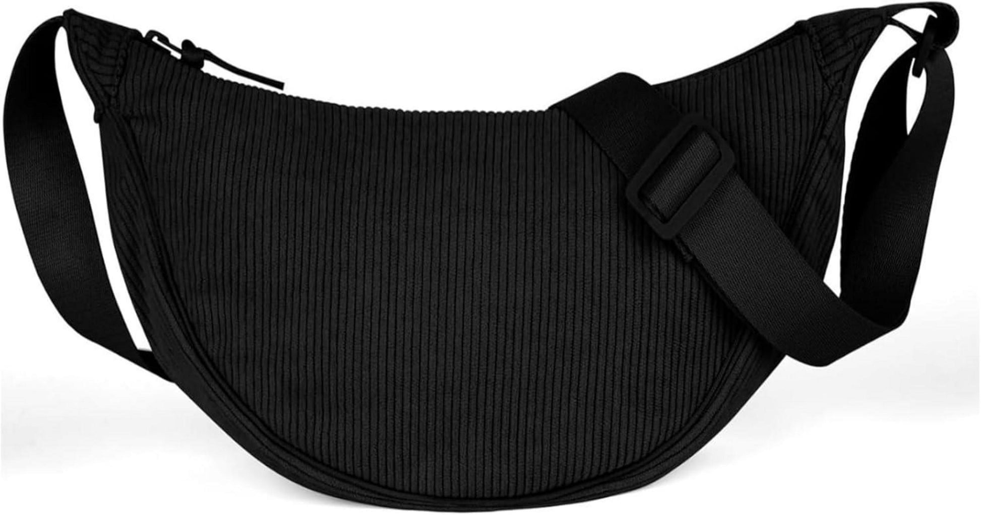 Umhängetasche Damen Halbmond Crossbody Schultertasche Bordeux Winkel