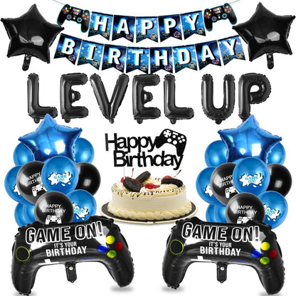 Videospiel Geburtstag Deko Set Gaming Controller Party Zubehör