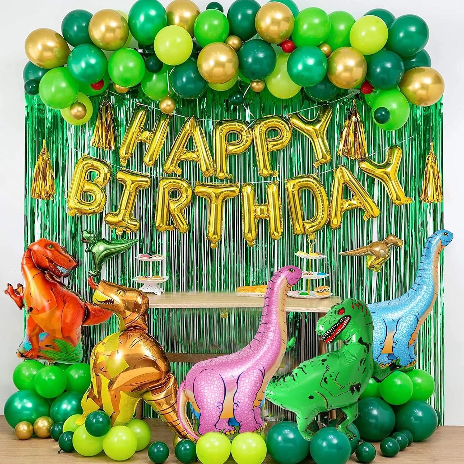 Dinosaurier Folienballon Set für Kinderparty Dekoration XXL 8 Stück