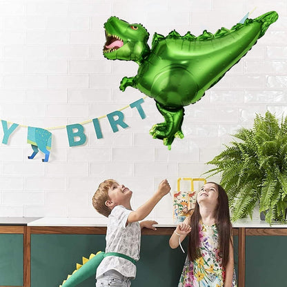Dino Folienballon Dinosaurier Party Ballon Helium Luftballon 8er Set