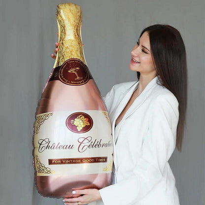 5er Set XXL Champagne Folienballon Bier Party Dekoration Heliumballons