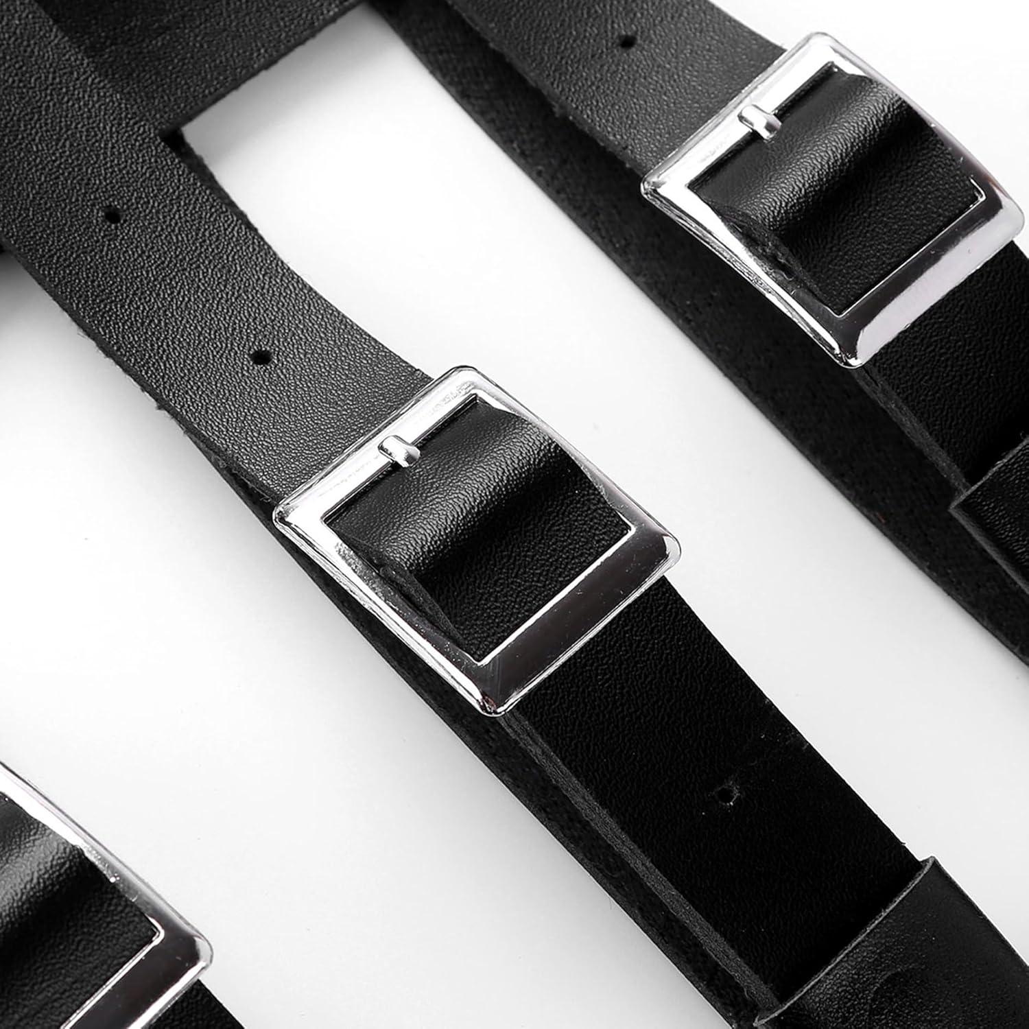 Herren Punk Body Brust Harness Leder Brustgürtel BDSM Fetisch Sexspielzeug