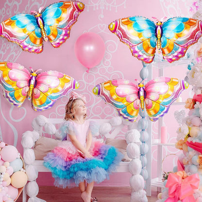 6er Pack Schmetterling Folienballons Luftballon Party Deko Hochzeit
