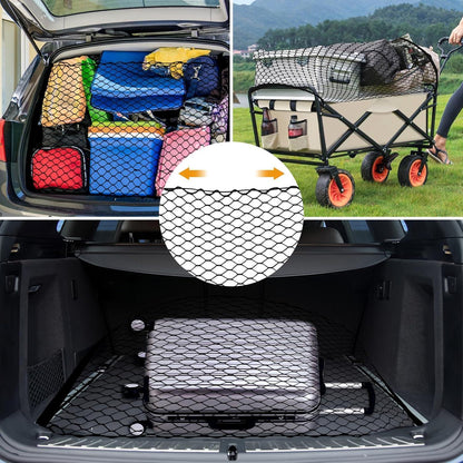 Hundegitter Auto Kofferraum – Sicherheitsnetz für Hunde 120x70cm