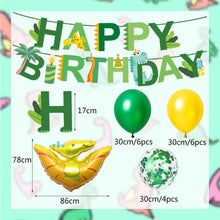 Dino Geburtstag Deko Set XXL Dinosaurier Folienballons Happy