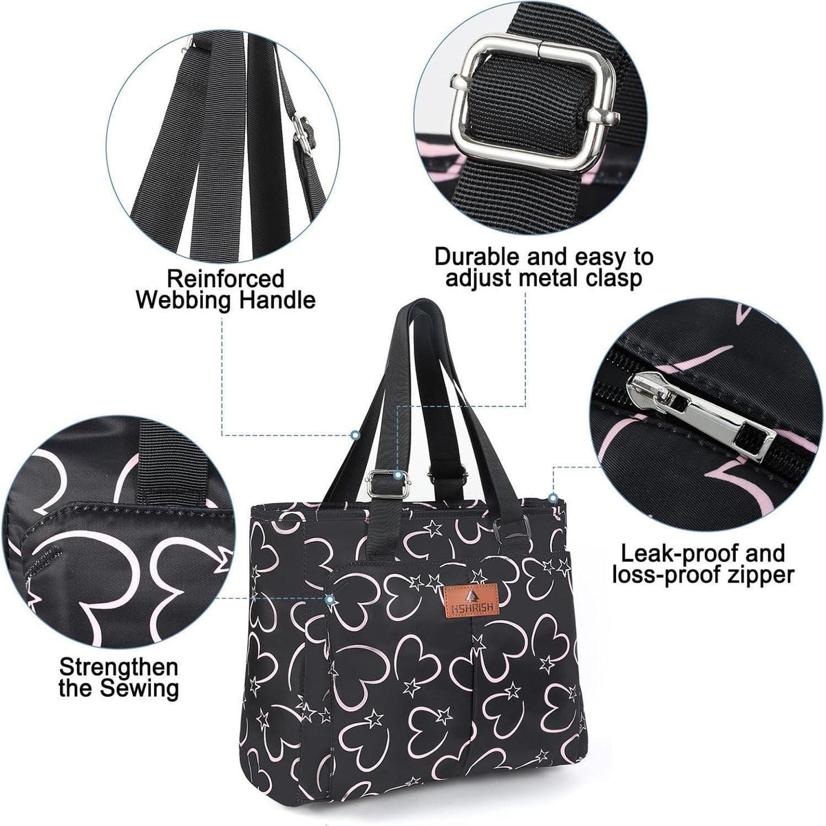 Lunchtasche 15L – Isolierkühltasche für Damen, Arbeit & Picknick