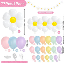 Gänseblümchen Geburtstag Luftballons Set in Pastell-Tönen